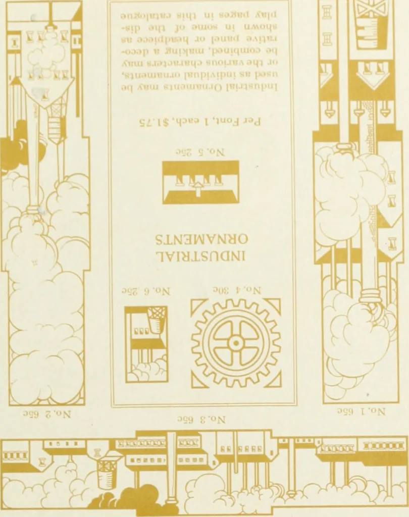 An illustration from American specimen book of type styles : complete catalogue of printing machinery and printing supplies, 1912, 1912, leaf 1014