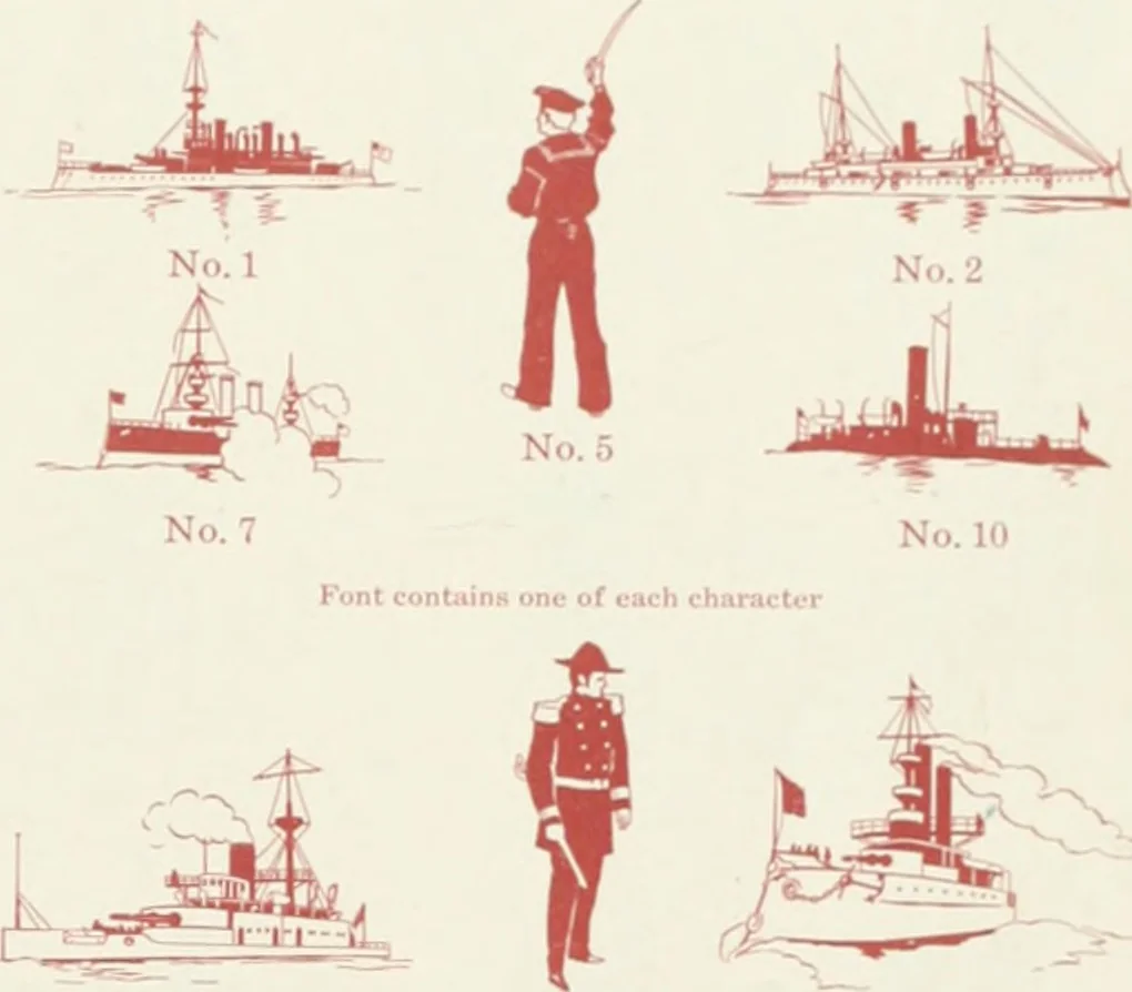 An illustration from American specimen book of type styles : complete catalogue of printing machinery and printing supplies, 1912, 1912, leaf 1028