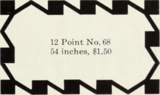 An illustration from American specimen book of type styles : complete catalogue of printing machinery and printing supplies, 1912, 1912, leaf 1038