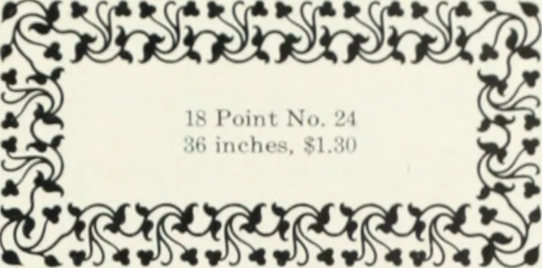 An illustration from American specimen book of type styles : complete catalogue of printing machinery and printing supplies, 1912, 1912, leaf 1044