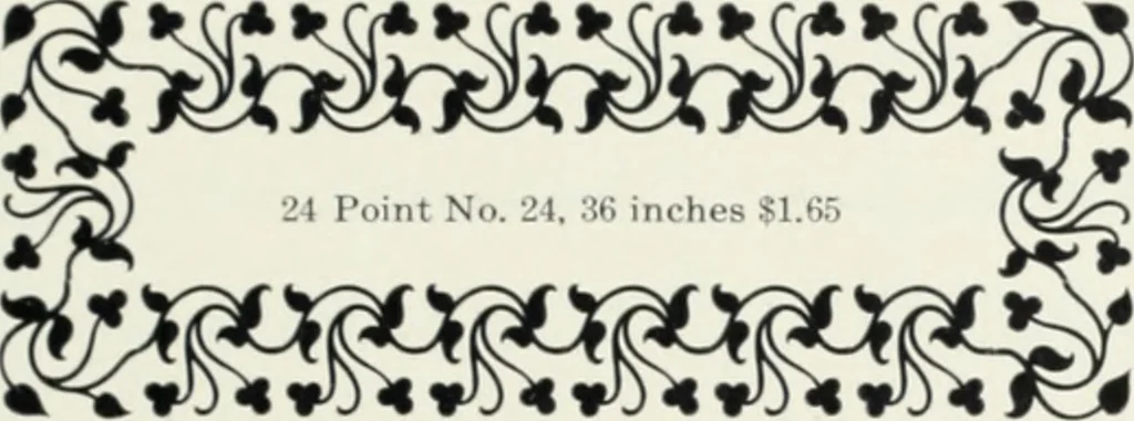 An illustration from American specimen book of type styles : complete catalogue of printing machinery and printing supplies, 1912, 1912, leaf 1044