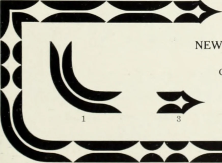 An illustration from American specimen book of type styles : complete catalogue of printing machinery and printing supplies, 1912, 1912, leaf 1050