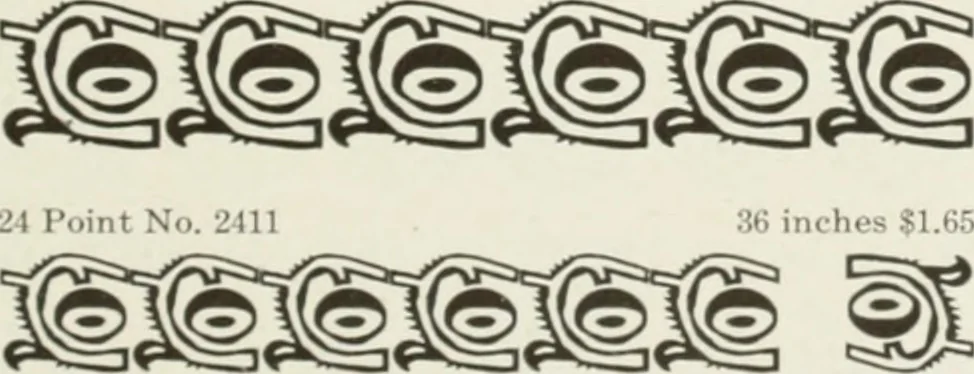 An illustration from American specimen book of type styles : complete catalogue of printing machinery and printing supplies, 1912, 1912, leaf 1052