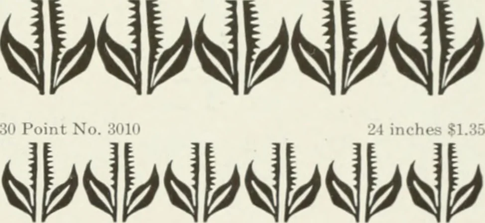 An illustration from American specimen book of type styles : complete catalogue of printing machinery and printing supplies, 1912, 1912, leaf 1052