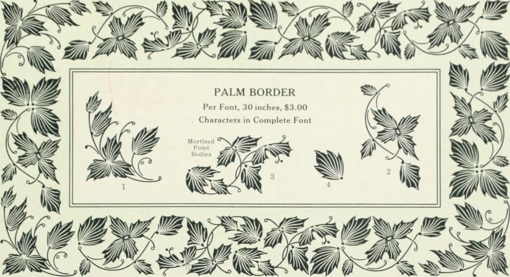 An illustration from American specimen book of type styles : complete catalogue of printing machinery and printing supplies, 1912, 1912, leaf 1060