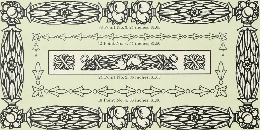 An illustration from American specimen book of type styles : complete catalogue of printing machinery and printing supplies, 1912, 1912, leaf 1063