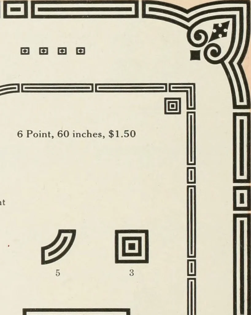 An illustration from American specimen book of type styles : complete catalogue of printing machinery and printing supplies, 1912, 1912, leaf 1091