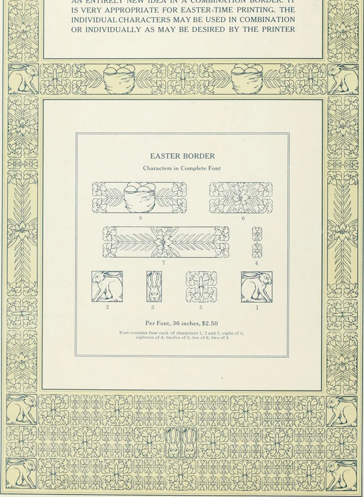 An illustration from American specimen book of type styles : complete catalogue of printing machinery and printing supplies, 1912, 1912, leaf 1101