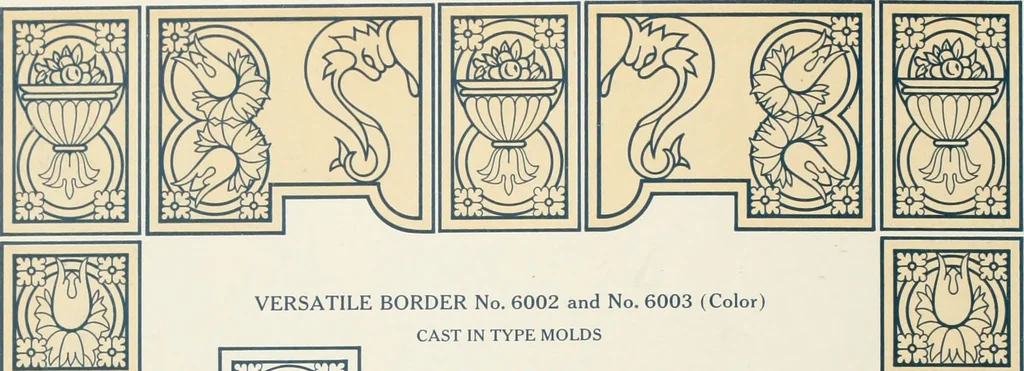 An illustration from American specimen book of type styles : complete catalogue of printing machinery and printing supplies, 1912, 1912, leaf 1107