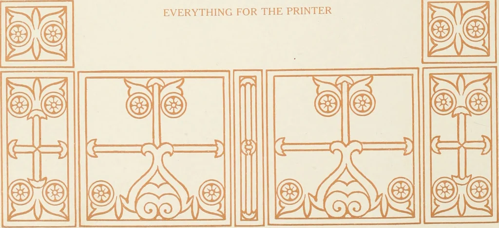 An illustration from American specimen book of type styles : complete catalogue of printing machinery and printing supplies, 1912, 1912, leaf 1109
