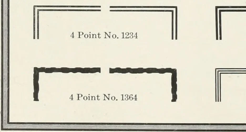 An illustration from American specimen book of type styles : complete catalogue of printing machinery and printing supplies, 1912, 1912, leaf 1135