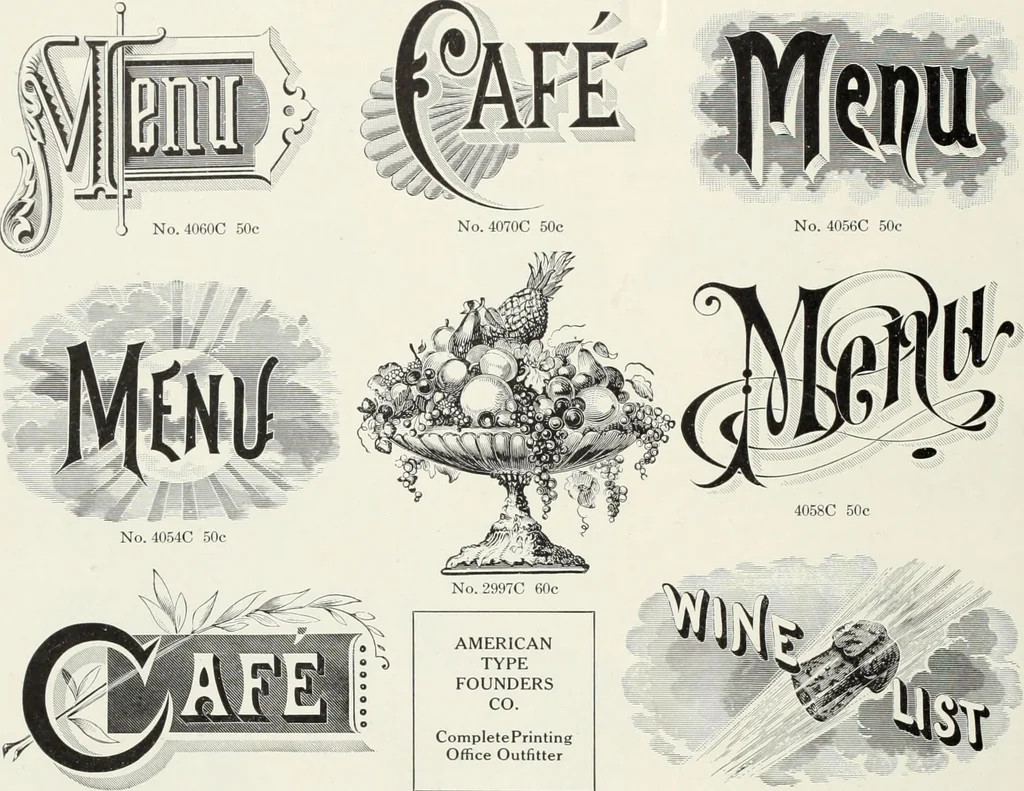 An illustration from American specimen book of type styles : complete catalogue of printing machinery and printing supplies, 1912, 1912, leaf 1165