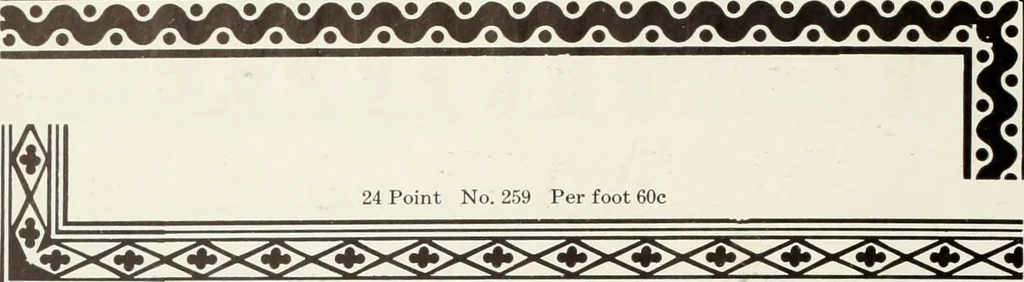 An illustration from American specimen book of type styles : complete catalogue of printing machinery and printing supplies, 1912, 1912, leaf 1171