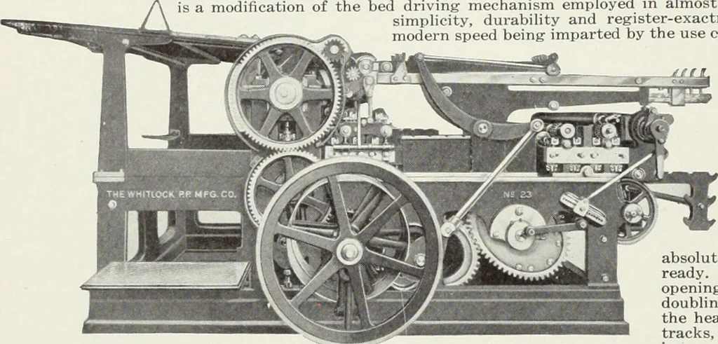An illustration from American specimen book of type styles : complete catalogue of printing machinery and printing supplies, 1912, 1912, leaf 1179