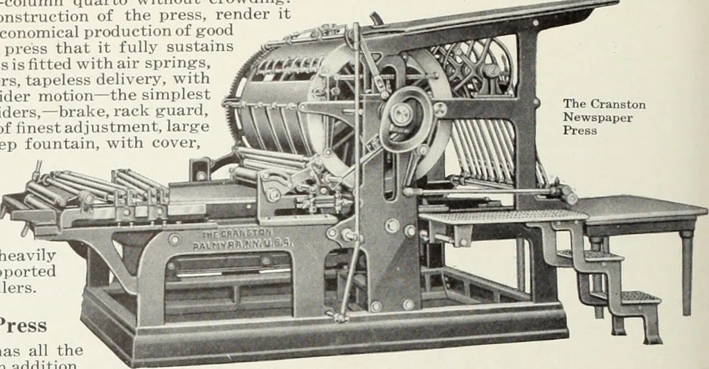 An illustration from American specimen book of type styles : complete catalogue of printing machinery and printing supplies, 1912, 1912, leaf 1181