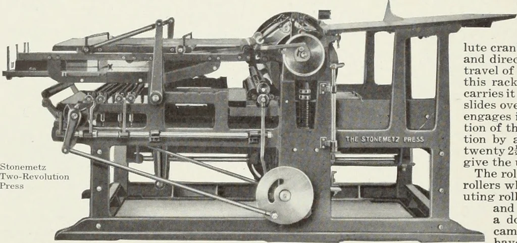 An illustration from American specimen book of type styles : complete catalogue of printing machinery and printing supplies, 1912, 1912, leaf 1181