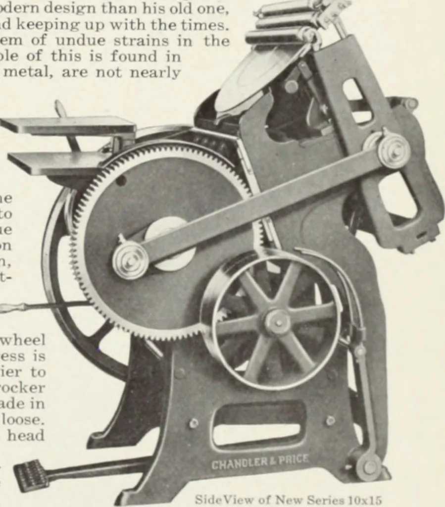 An illustration from American specimen book of type styles : complete catalogue of printing machinery and printing supplies, 1912, 1912, leaf 1182
