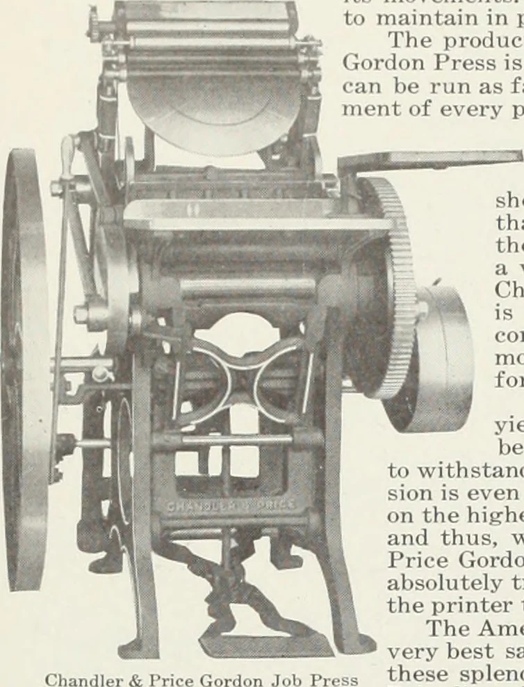 An illustration from American specimen book of type styles : complete catalogue of printing machinery and printing supplies, 1912, 1912, leaf 1183