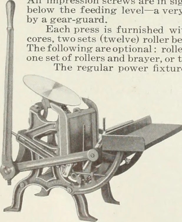 An illustration from American specimen book of type styles : complete catalogue of printing machinery and printing supplies, 1912, 1912, leaf 1183