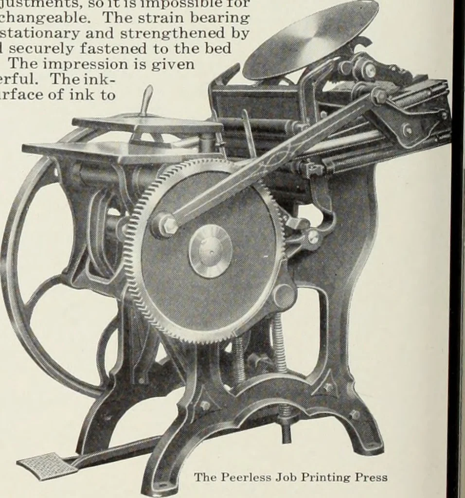 An illustration from American specimen book of type styles : complete catalogue of printing machinery and printing supplies, 1912, 1912, leaf 1183