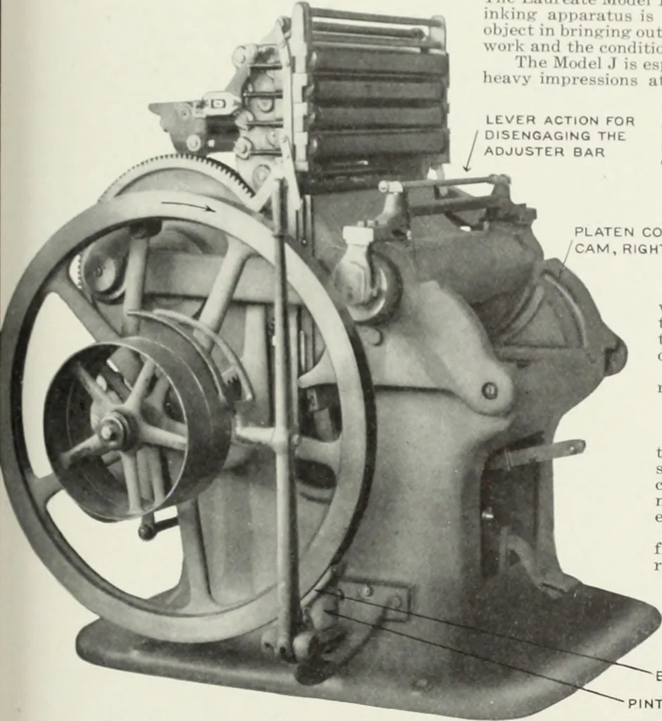 An illustration from American specimen book of type styles : complete catalogue of printing machinery and printing supplies, 1912, 1912, leaf 1184