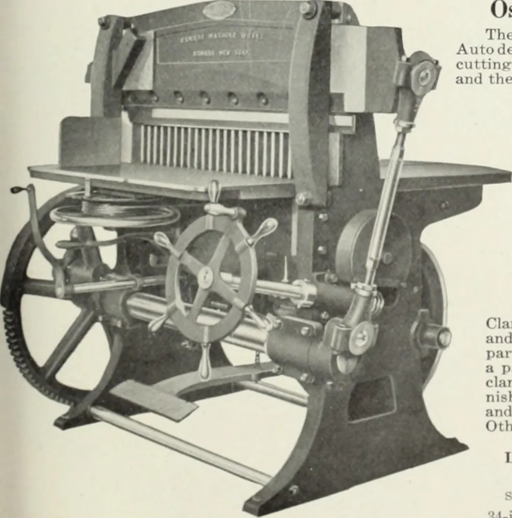 An illustration from American specimen book of type styles : complete catalogue of printing machinery and printing supplies, 1912, 1912, leaf 1188