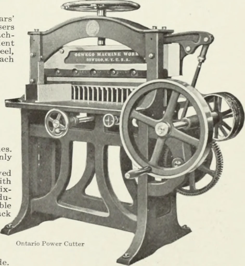 An illustration from American specimen book of type styles : complete catalogue of printing machinery and printing supplies, 1912, 1912, leaf 1190