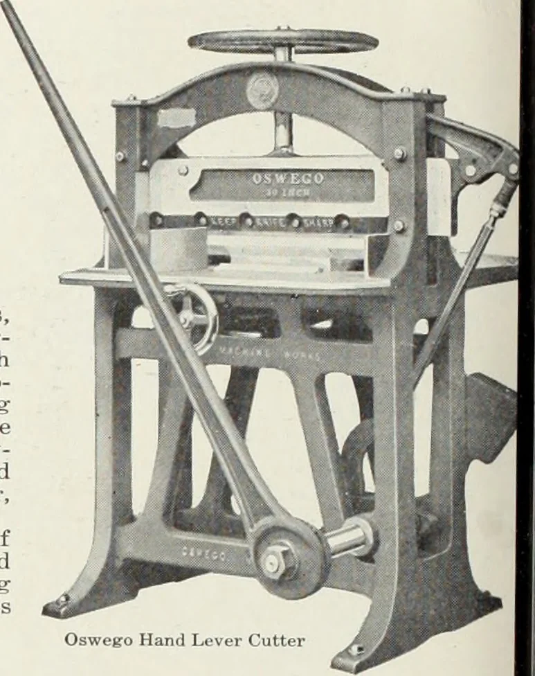 An illustration from American specimen book of type styles : complete catalogue of printing machinery and printing supplies, 1912, 1912, leaf 1191