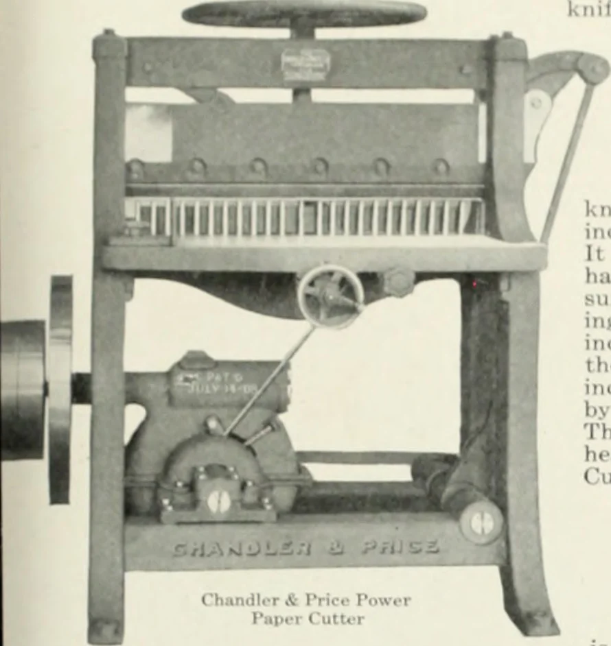 An illustration from American specimen book of type styles : complete catalogue of printing machinery and printing supplies, 1912, 1912, leaf 1192
