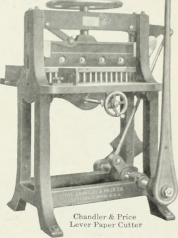 An illustration from American specimen book of type styles : complete catalogue of printing machinery and printing supplies, 1912, 1912, leaf 1192