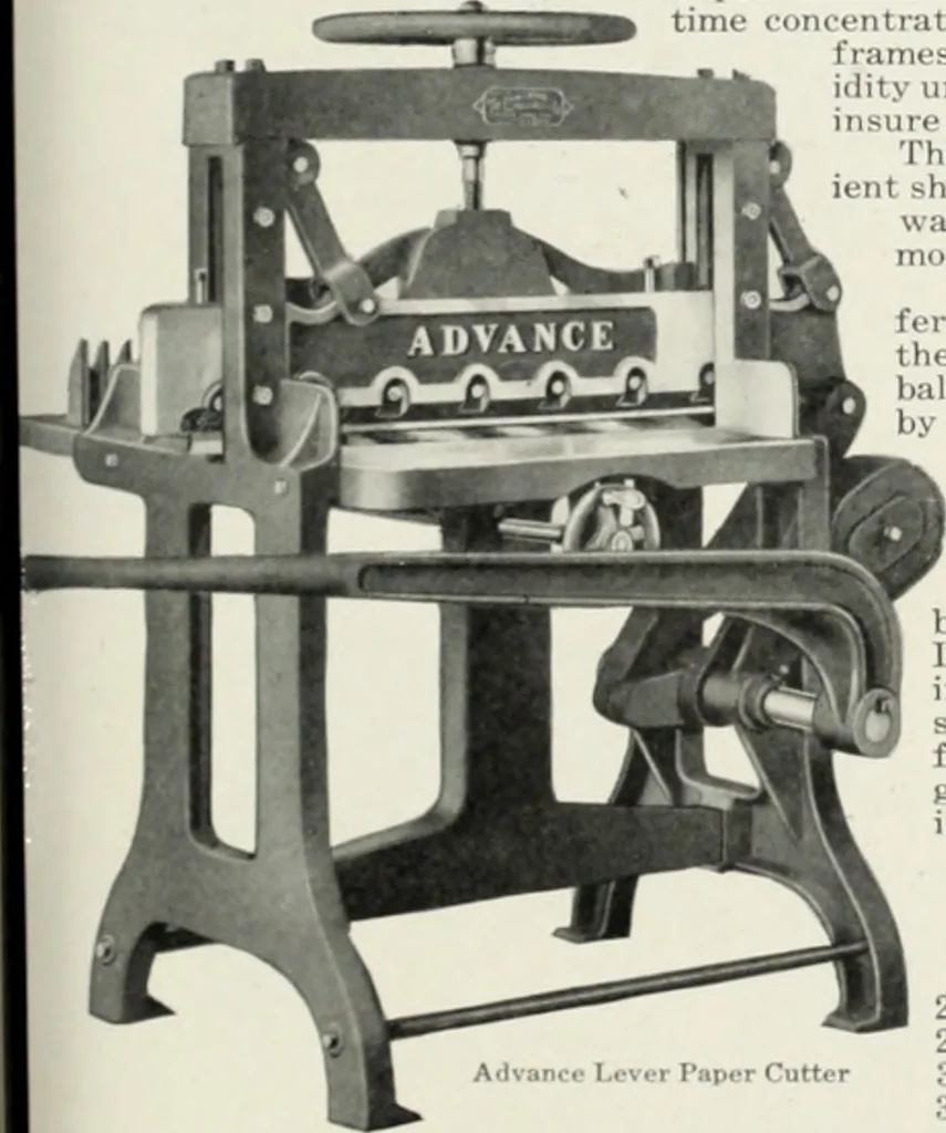 An illustration from American specimen book of type styles : complete catalogue of printing machinery and printing supplies, 1912, 1912, leaf 1192