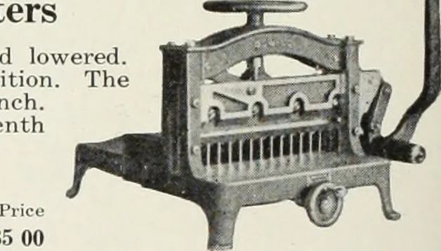 An illustration from American specimen book of type styles : complete catalogue of printing machinery and printing supplies, 1912, 1912, leaf 1193