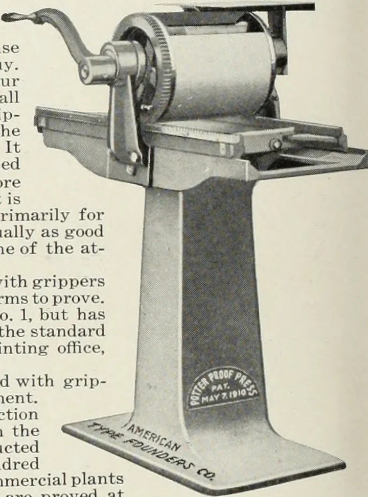 An illustration from American specimen book of type styles : complete catalogue of printing machinery and printing supplies, 1912, 1912, leaf 1207