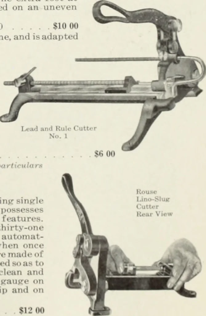 An illustration from American specimen book of type styles : complete catalogue of printing machinery and printing supplies, 1912, 1912, leaf 1214