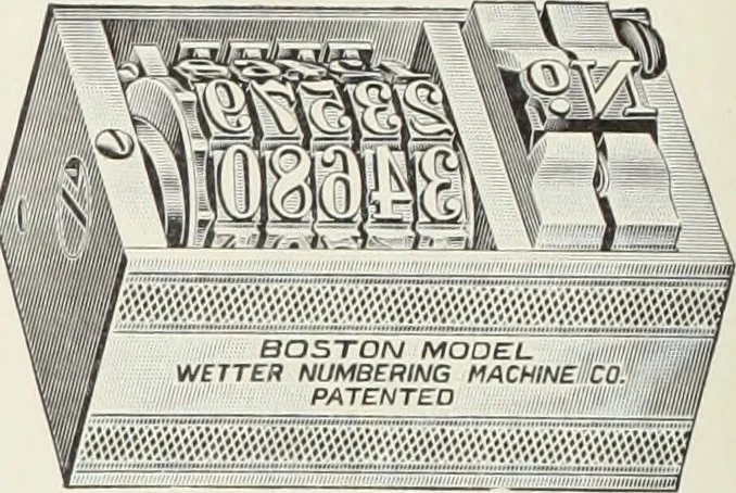 An illustration from American specimen book of type styles : complete catalogue of printing machinery and printing supplies, 1912, 1912, leaf 1217
