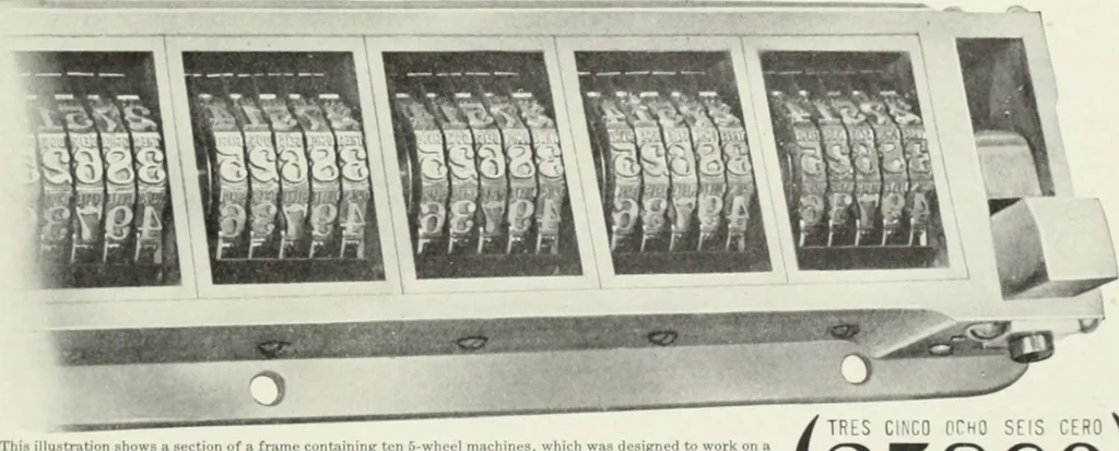 An illustration from American specimen book of type styles : complete catalogue of printing machinery and printing supplies, 1912, 1912, leaf 1218
