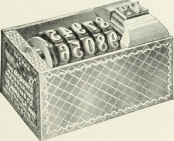 An illustration from American specimen book of type styles : complete catalogue of printing machinery and printing supplies, 1912, 1912, leaf 1220