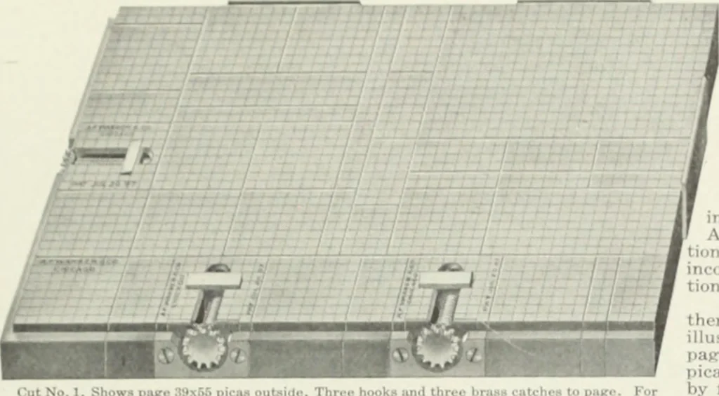 An illustration from American specimen book of type styles : complete catalogue of printing machinery and printing supplies, 1912, 1912, leaf 1222