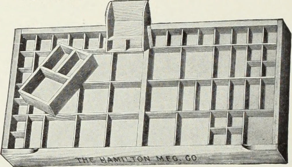 An illustration from American specimen book of type styles : complete catalogue of printing machinery and printing supplies, 1912, 1912, leaf 1237