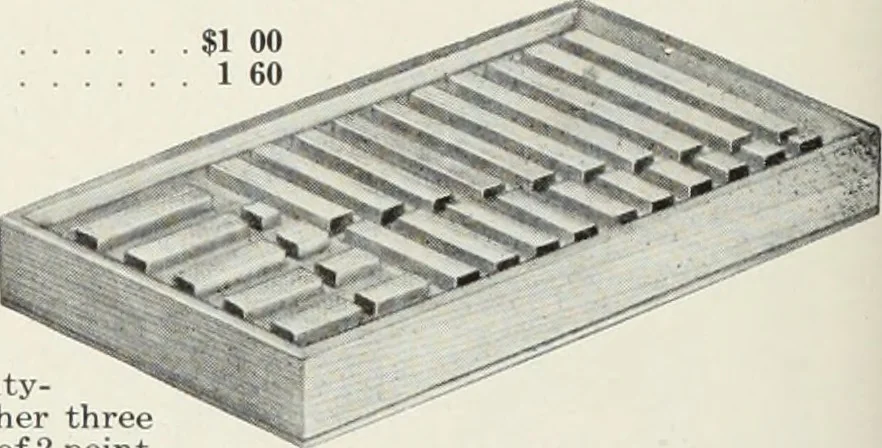 An illustration from American specimen book of type styles : complete catalogue of printing machinery and printing supplies, 1912, 1912, leaf 1245