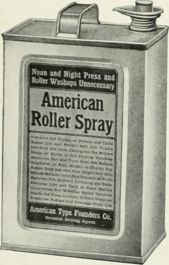An illustration from American specimen book of type styles : complete catalogue of printing machinery and printing supplies, 1912, 1912, leaf 1250