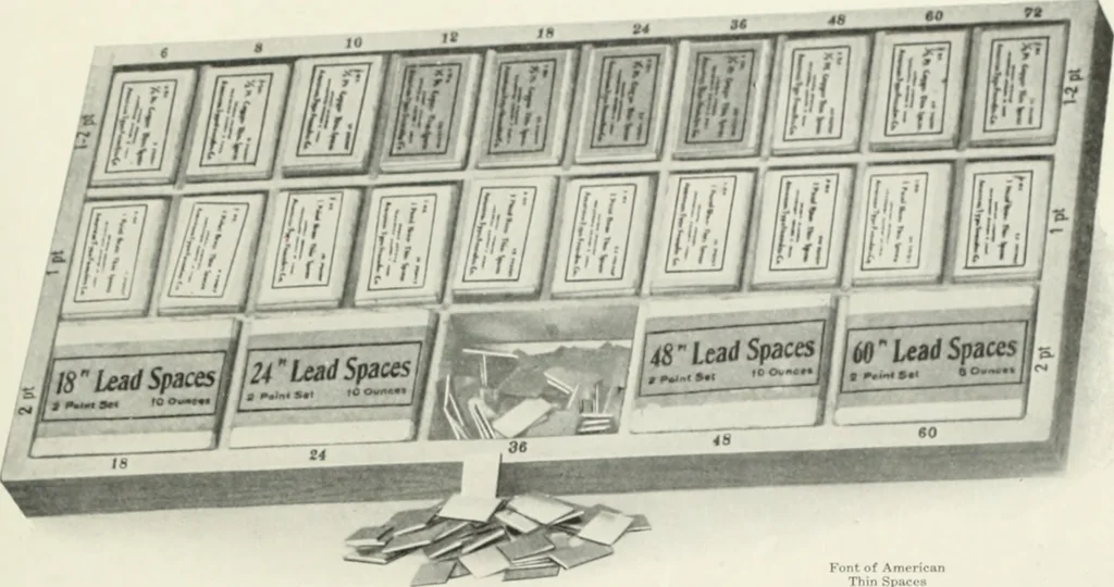 An illustration from American specimen book of type styles : complete catalogue of printing machinery and printing supplies, 1912, 1912, leaf 1254
