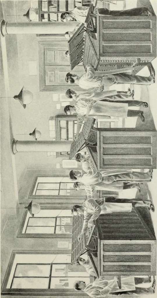 An illustration from American specimen book of type styles : complete catalogue of printing machinery and printing supplies, 1912, 1912, leaf 1260