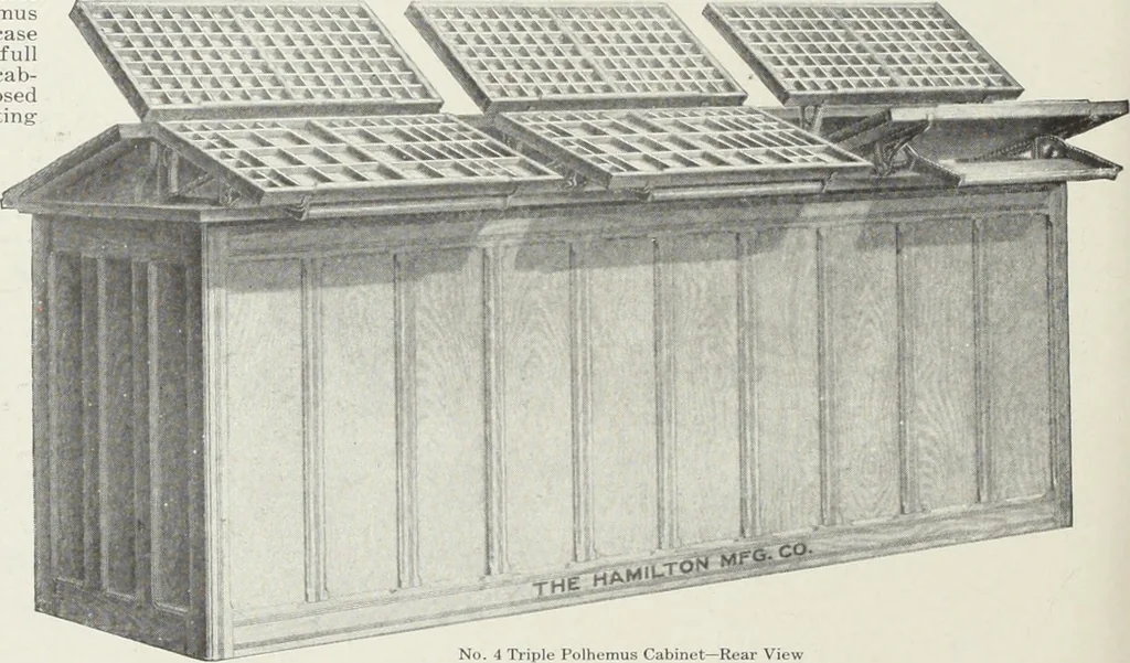 An illustration from American specimen book of type styles : complete catalogue of printing machinery and printing supplies, 1912, 1912, leaf 1261