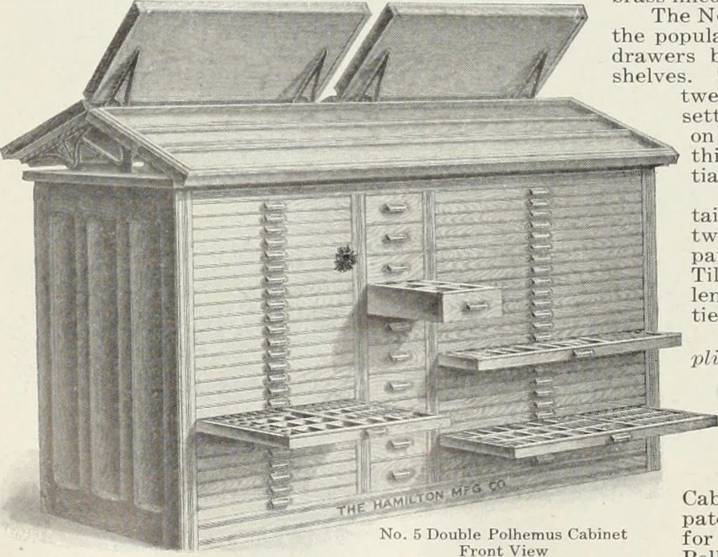 An illustration from American specimen book of type styles : complete catalogue of printing machinery and printing supplies, 1912, 1912, leaf 1261
