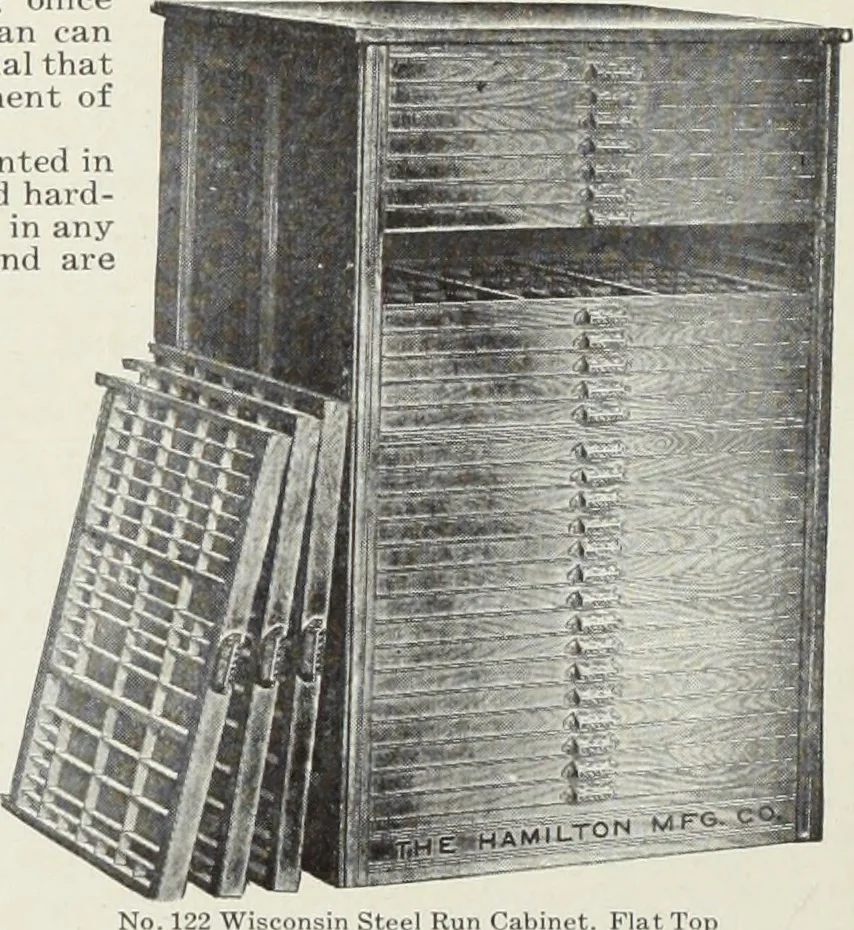 An illustration from American specimen book of type styles : complete catalogue of printing machinery and printing supplies, 1912, 1912, leaf 1269