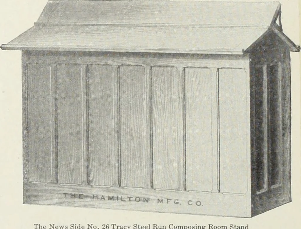 An illustration from American specimen book of type styles : complete catalogue of printing machinery and printing supplies, 1912, 1912, leaf 1273