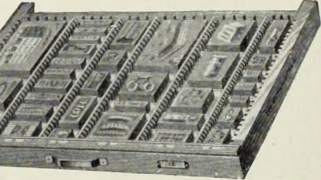 An illustration from American specimen book of type styles : complete catalogue of printing machinery and printing supplies, 1912, 1912, leaf 1275