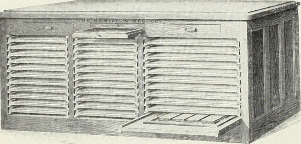An illustration from American specimen book of type styles : complete catalogue of printing machinery and printing supplies, 1912, 1912, leaf 1283