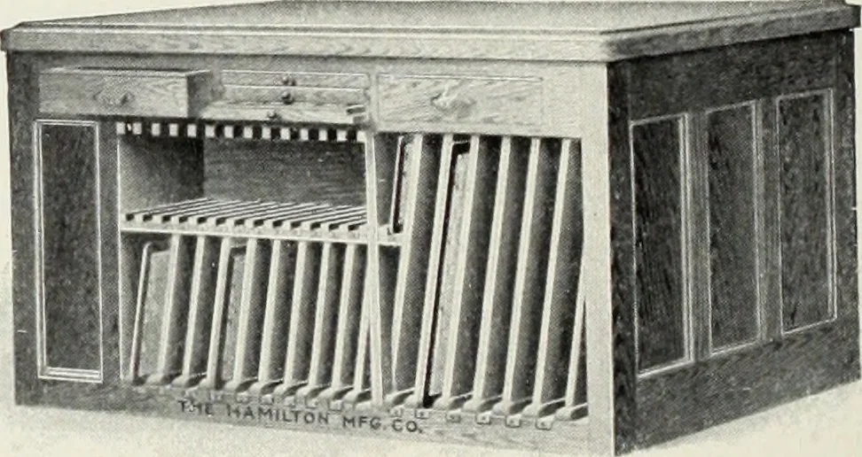 An illustration from American specimen book of type styles : complete catalogue of printing machinery and printing supplies, 1912, 1912, leaf 1283